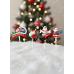 Plastic Topper - Full Santa 4 Pcs In a Pack