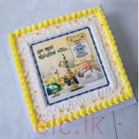 Special Avurudu cake with edible printed Neketh Seettuwa 1kg