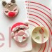 DIY Cookie decorating kit - Xmas Fondant Faces